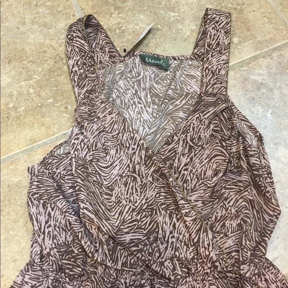 Maude  zipper edge lavender and taupe pattern - Picture 2 of 4